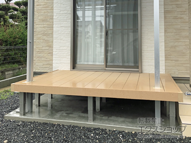 佐賀県佐賀市ののウッドデッキ リウッドデッキ 200 施工例