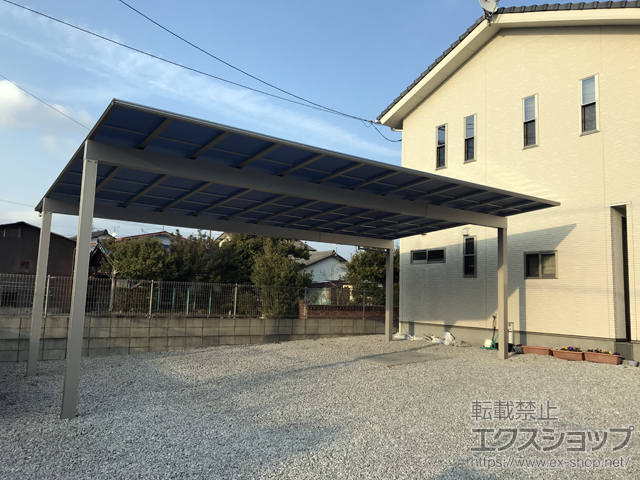 高知県土佐市ののカーポート エフルージュ トリプル 積雪〜20cm対応 施工例