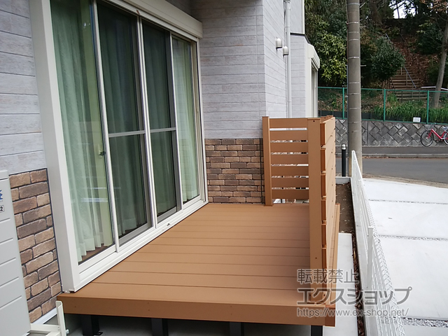 神奈川県横浜市ののウッドデッキ リウッドデッキ 200 施工例