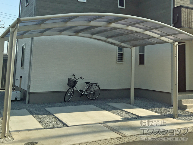 栃木県宇都宮市ののカーポート レイナツインポートグラン　積雪〜20cm対応 施工例