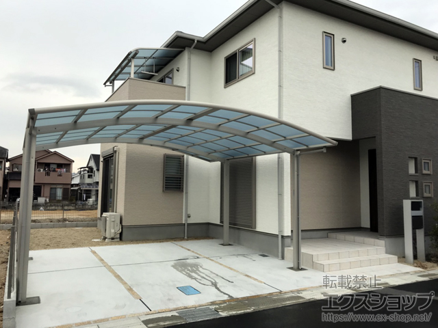 奈良県橿原市ののカーポート レイナツインポートグラン　積雪〜20cm対応 施工例