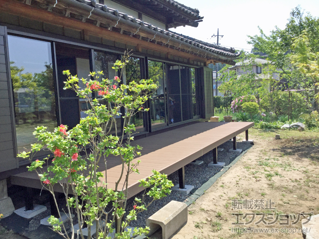 千葉県市原市ののウッドデッキ リウッドデッキ 200 施工例