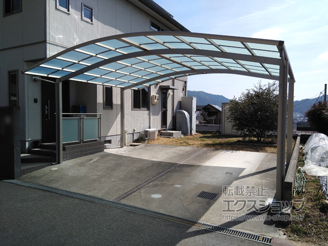 広島県安芸郡熊野町ののカーポート レイナツインポートグラン　積雪〜20cm対応 施工例