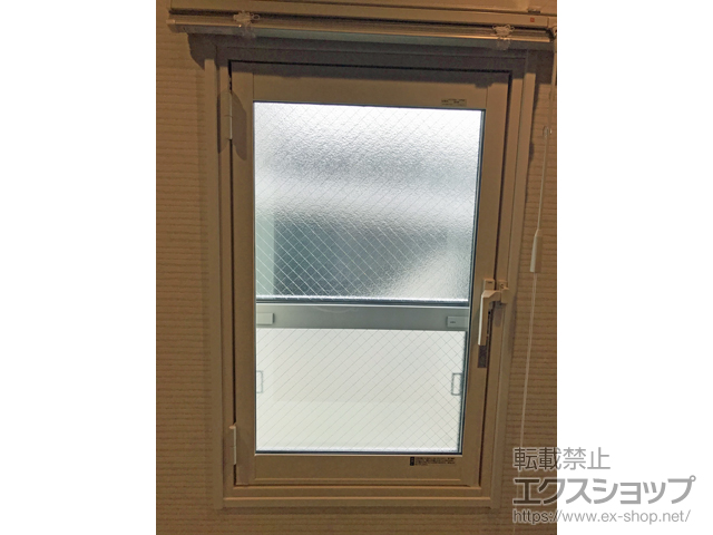 東京都墨田区のの二重窓（内窓） インプラス ダストバリア仕様 開き窓　外観右吊り元 施工例