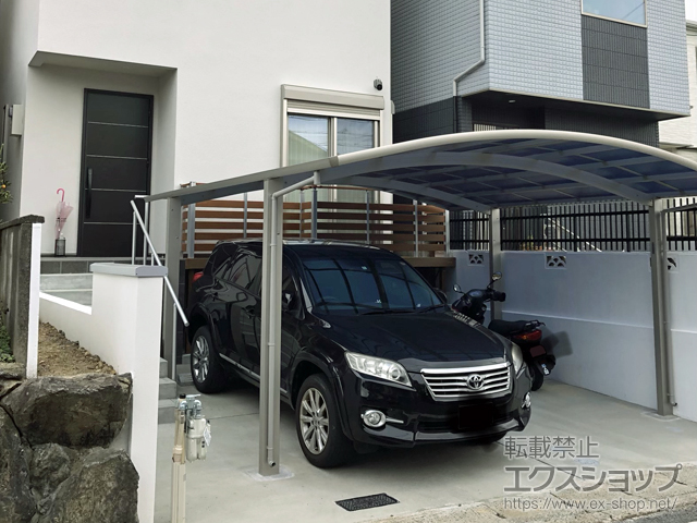 京都府宇治市ののカーポート レイナツインポートグラン　積雪〜20cm対応 施工例