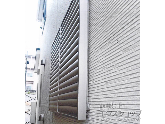 愛知県海部郡蟹江町のの面格子・窓格子、二重窓（内窓） 目隠し可動ルーバー 引違い窓用 施工例