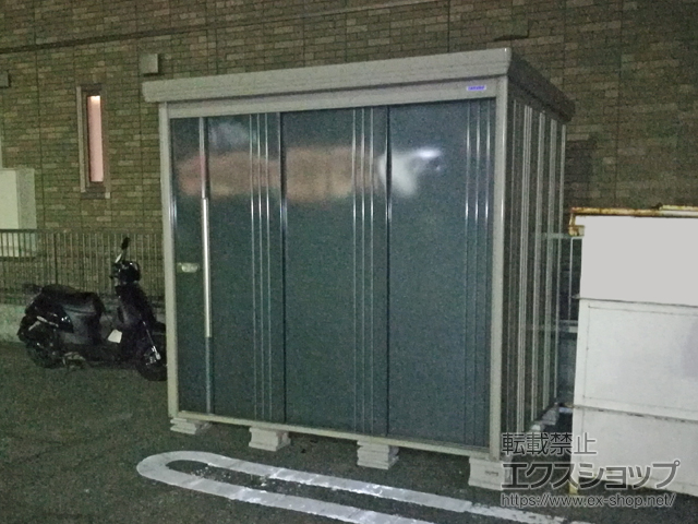 福井県福井市のの物置・屋外倉庫 Mr.ストックマンダンディ 多雪型 結露減少型 2200×1590×2110 ND-SZ2215-J 施工例