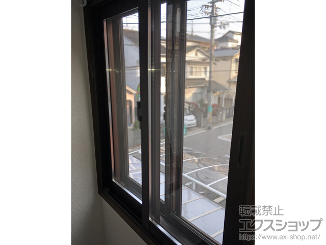 京都府宇治市のの二重窓（内窓） インプラス ダストバリア仕様 引違い窓 2枚建 施工例