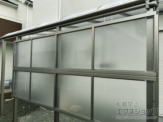 兵庫県三木市ののテラス屋根 ヴェクターテラス R型 テラスタイプ 単体 積雪〜20cm対応 施工例