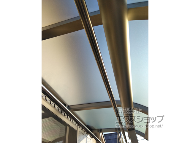 埼玉県和光市ののバルコニー・ベランダ屋根 ヴェクターテラス R型 屋根タイプ 単体 積雪〜20cm対応 施工例