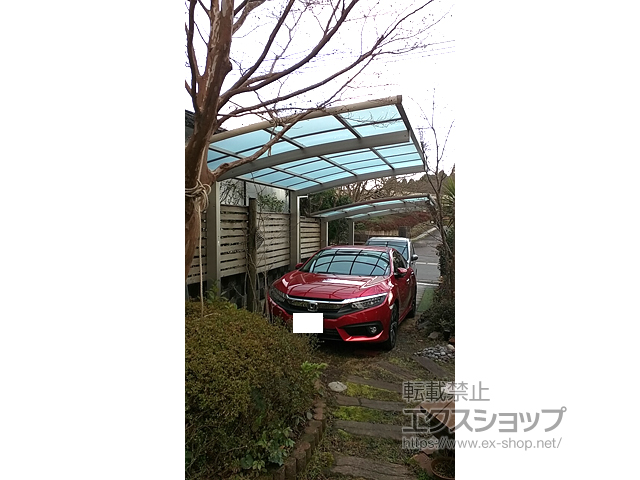 鹿児島県日置市ののカーポート レイナポートグラン　積雪〜20cm対応 施工例