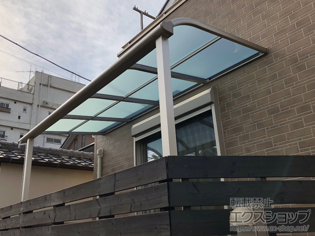 埼玉県川口市ののテラス屋根 ヴェクターテラス R型 テラスタイプ 単体 積雪〜20cm対応 施工例