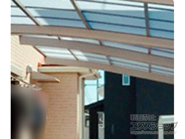 滋賀県栗東市ののカーポート ネスカR (ラウンドスタイル) 積雪〜20cm対応 施工例