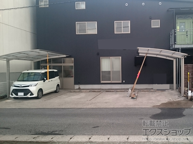 島根県松江市ののカーポート プレシオスポート 積雪〜20cm対応 施工例