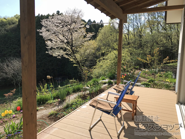 栃木県那須郡那珂川町ののウッドデッキ リウッドデッキ 200 施工例