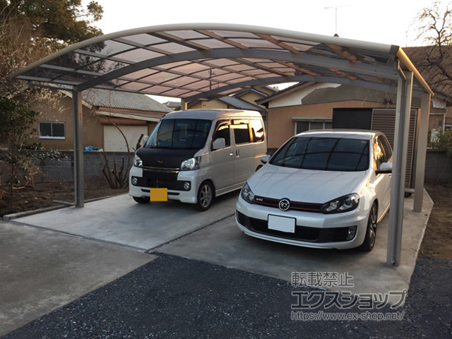 群馬県伊勢崎市ののカーポート レイナツインポートグラン　積雪〜20cm対応 施工例