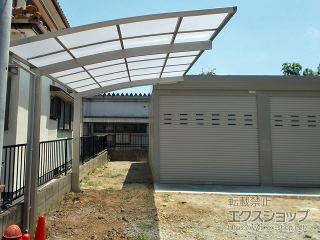 和歌山県岩出市ののカーポート プレシオスポート 積雪〜20cm対応 施工例