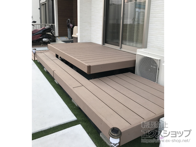 愛知県名古屋市ののウッドデッキ 樹ら楽ステージ *通常納まり 施工例