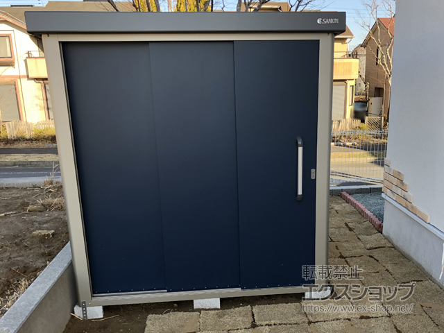 千葉県大網白里市のの物置・屋外倉庫 エスケーエイト SK8-70 一般型 1800×1200×1940 SK8-70-SB 施工例