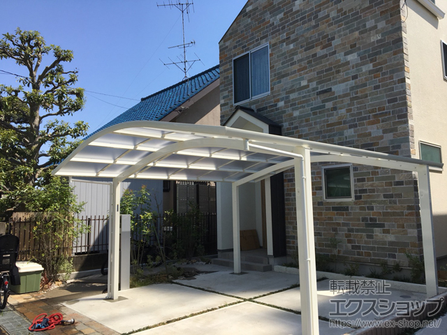 神奈川県川崎市ののカーポート レイナツインポートグラン　積雪〜20cm対応 施工例