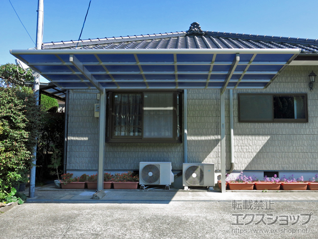 熊本県水俣市ののカーポート エフルージュグラン　積雪〜20cm対応 施工例