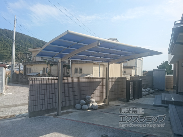 高知県室戸市ののカーポート レイナポートグランZ　積雪〜20cm対応 施工例