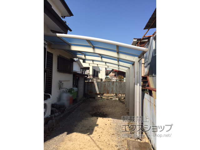 栃木県日光市ののカーポート レイナポートグラン50 延長 積雪50cm対応 施工例