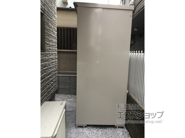 東京都新宿区のの物置・屋外倉庫 グランプレステージジャンプ 1695×900×2100 GP-179H-T-DB 施工例