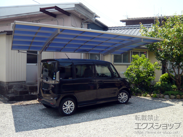 愛媛県北宇和郡鬼北町ののカーポート レイナポートグラン　積雪〜20cm対応 施工例