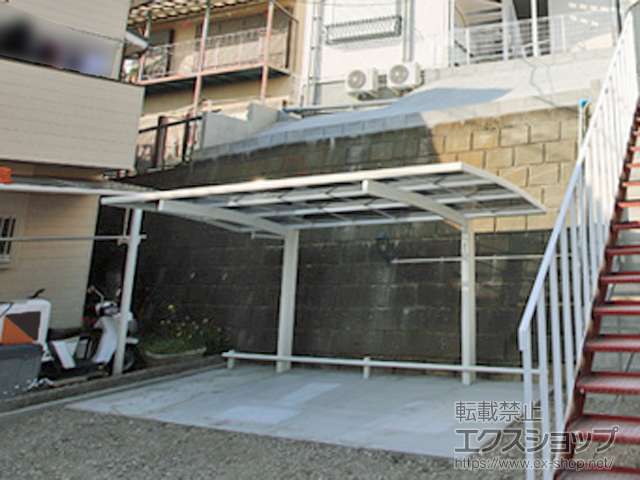 神奈川県横浜市ののサイクルポート・駐輪場 レイナポートグランミニ 積雪〜20cm対応 施工例