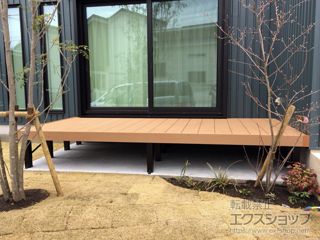 鹿児島県鹿児島市ののウッドデッキ リウッドデッキ 200 施工例