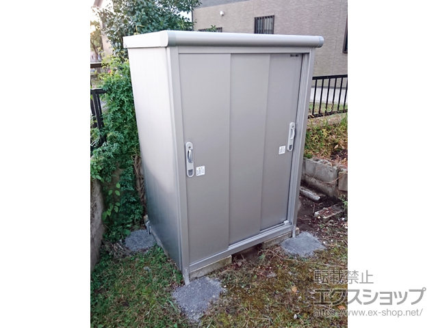 鹿児島県姶良市のの物置・屋外倉庫 エスモ 一般型 1050×750×1501（ESE-1007E） ESE-1007E-SS 施工例