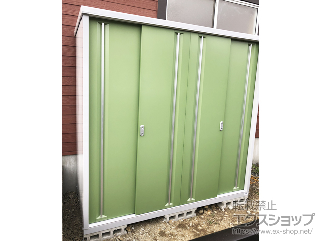 静岡県浜松市のの物置・屋外倉庫 シンプリー 一般型 1940×905×1903 MJX-199E-A 施工例