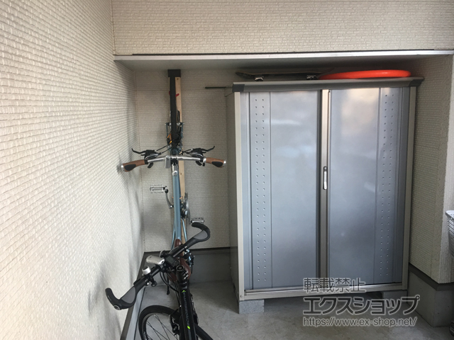 東京都豊島区のの物置・屋外倉庫 グランプレステージジャンプ 1304×530×1600（GP-135B-T） GP-135B-T-GS 施工例