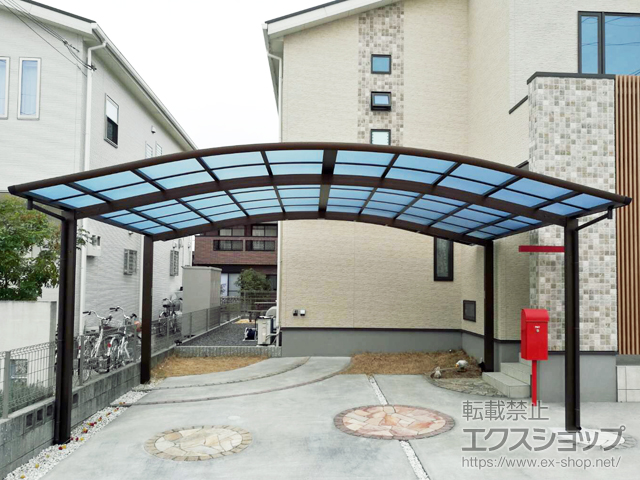滋賀県草津市ののカーポート レイナツインポートグラン　積雪〜20cm対応 施工例