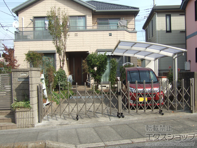 千葉県柏市ののカーポート プレシオスポート 積雪〜20cm対応 施工例