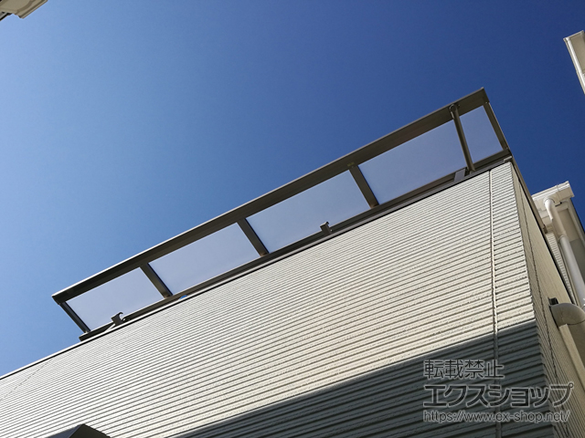 神奈川県横浜市ののバルコニー・ベランダ屋根 スピーネ F型 屋根タイプ 単体 積雪〜20cm対応 施工例