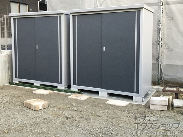 山梨県甲府市のの物置・屋外倉庫 ミニ物置 DM-GY179型 1720×900×1865 DM-GY179 施工例