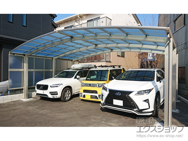 大阪府堺市ののカーポート レイナトリプルポートグラン　積雪〜20cm対応 施工例