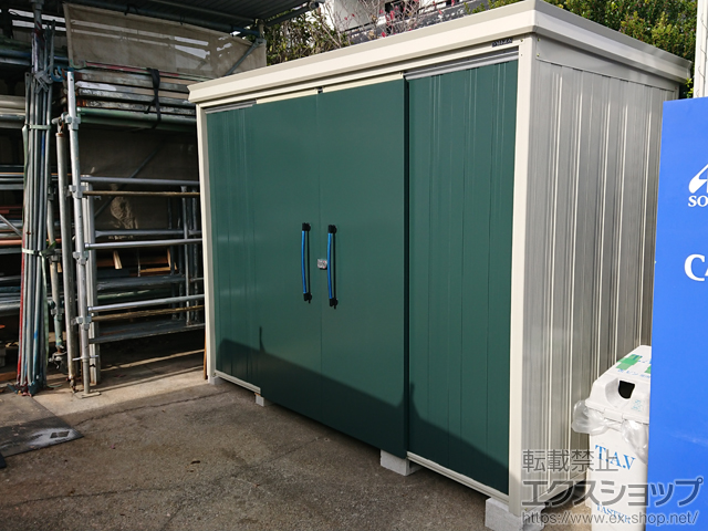 愛知県小牧市のの物置・屋外倉庫 ガーデンハウス DM-Z2913-G 豪雪地型 2923×1323×2120 DM-Z2913-G-MG 施工例