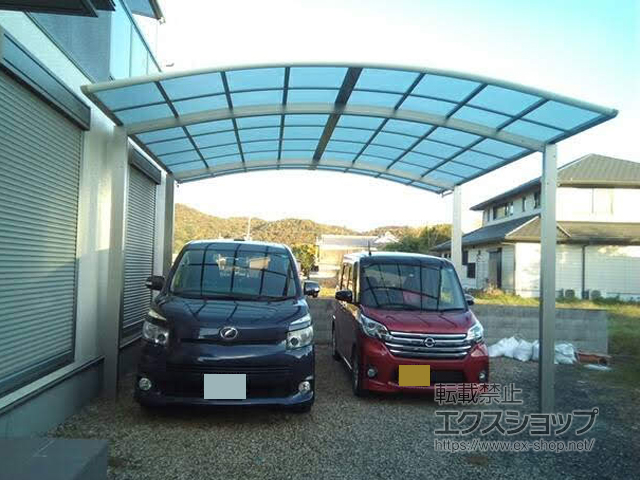 兵庫県加西市ののカーポート レイナツインポートグラン　積雪〜20cm対応 施工例