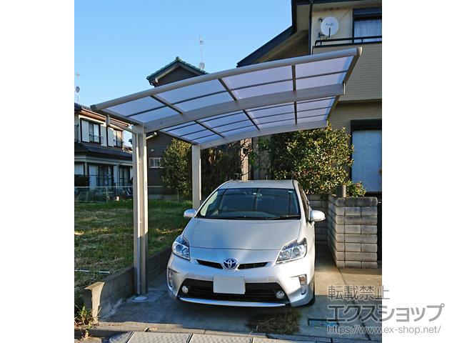 茨城県つくばみらい市ののカーポート プレシオスポート 積雪〜20cm対応 施工例