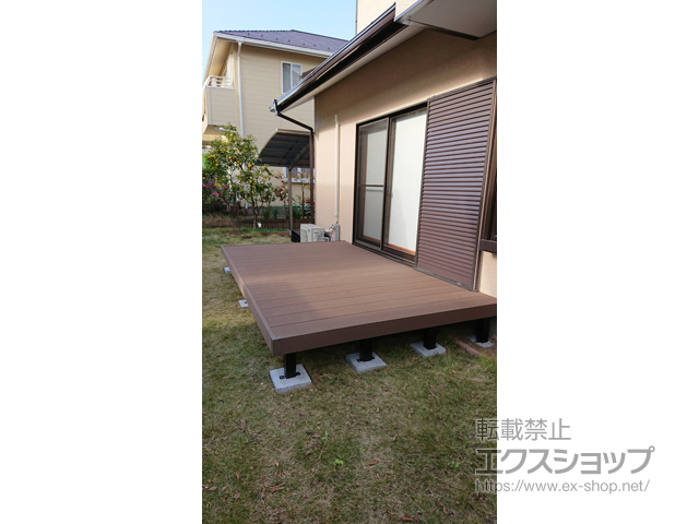 千葉県大網白里市ののウッドデッキ マージウッドデッキ 施工例