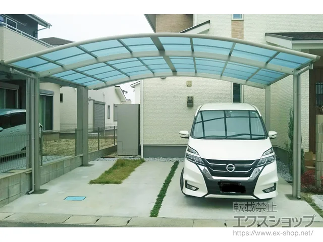 福岡県行橋市のYKKAPのカーポート レイナツインポートグラン　積雪～20cm対応 施工例