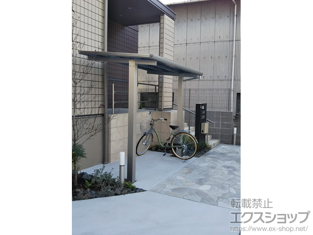 大阪府大阪市ののテラス屋根 エフルージュグランZERO テラスタイプ 積雪〜20cm対応 施工例