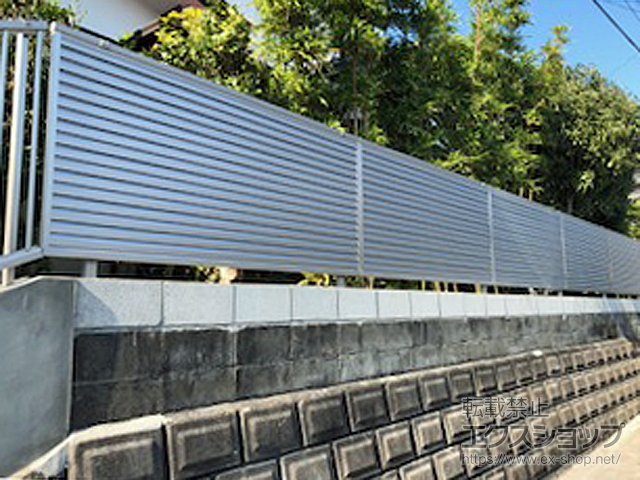 宮崎県宮崎市ののフェンス・柵 ミエーネフェンス 目隠しルーバータイプ 施工例