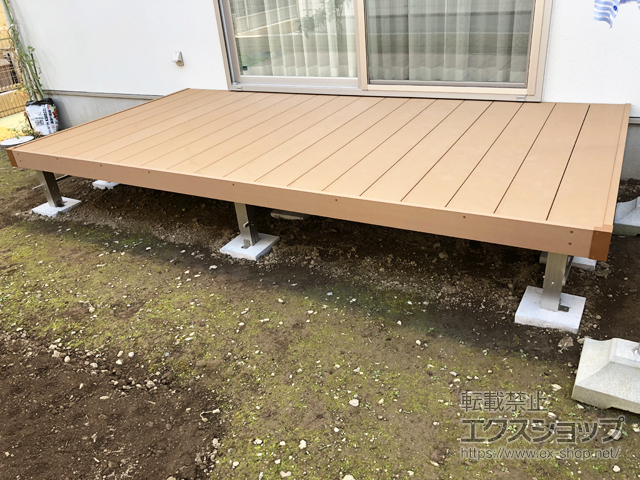 埼玉県久喜市ののウッドデッキ リウッドデッキ 200 施工例