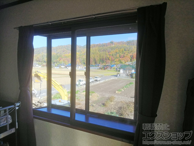 長野県北安曇郡池田町のの二重窓（内窓） プラマードU 引違い窓 2枚建 施工例