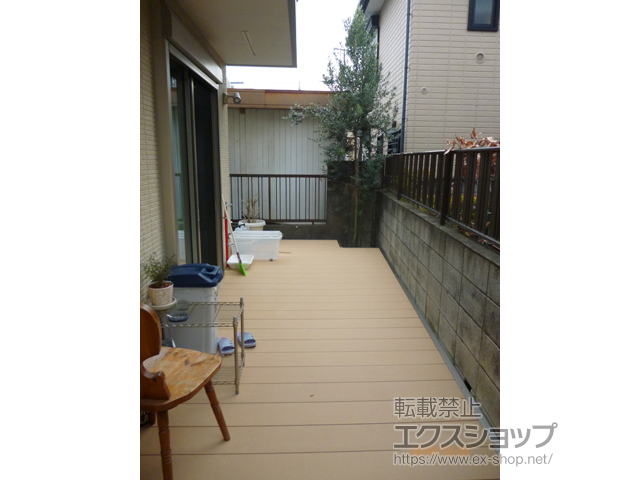 埼玉県川口市ののウッドデッキ リウッドデッキ 200 施工例