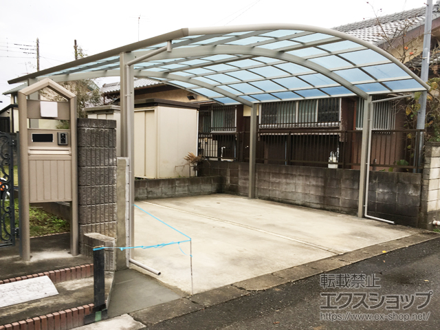 千葉県茂原市ののカーポート レイナツインポートグラン　積雪〜20cm対応 施工例